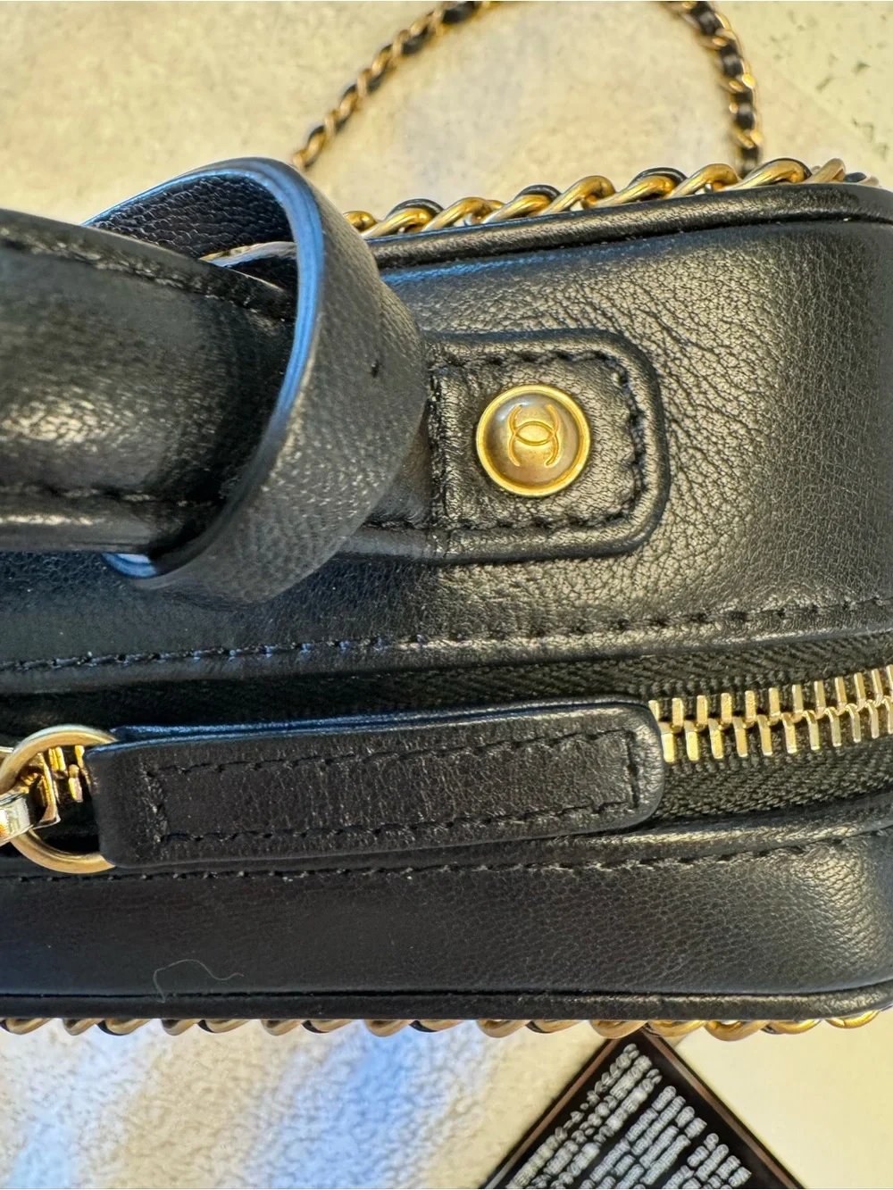Chanel Filigree Vanity Case